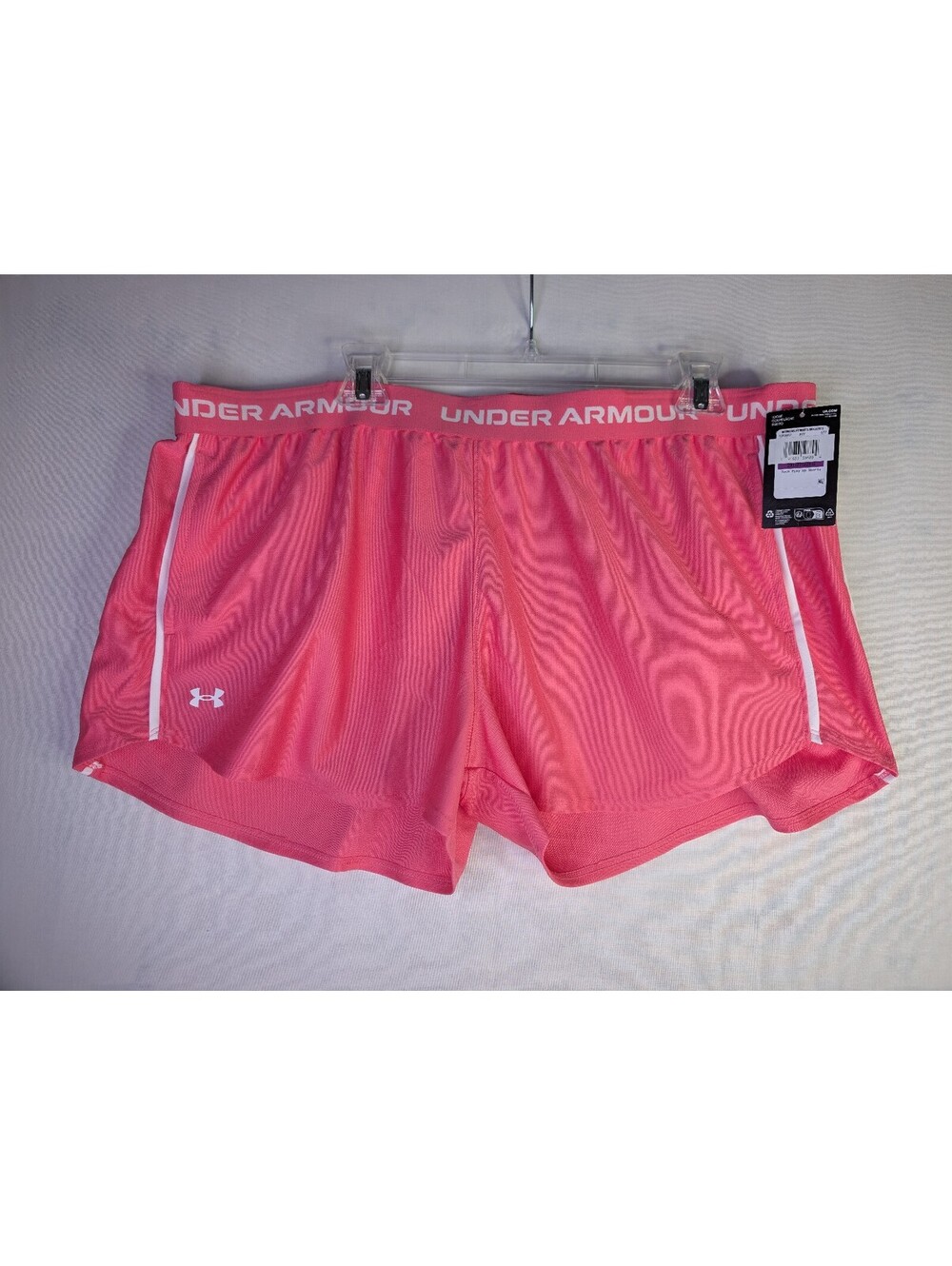 Under Armour Tech Play Up Shorts Women's 2XL Pink Loose Fit
